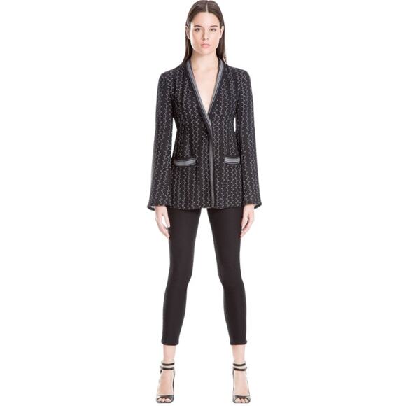 Max Studio Dressy Boho Loose Sheer Bell Sleeve Black Shirt Jacket Size Small - Picture 1 of 9